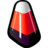 Black Candy Corn Icon